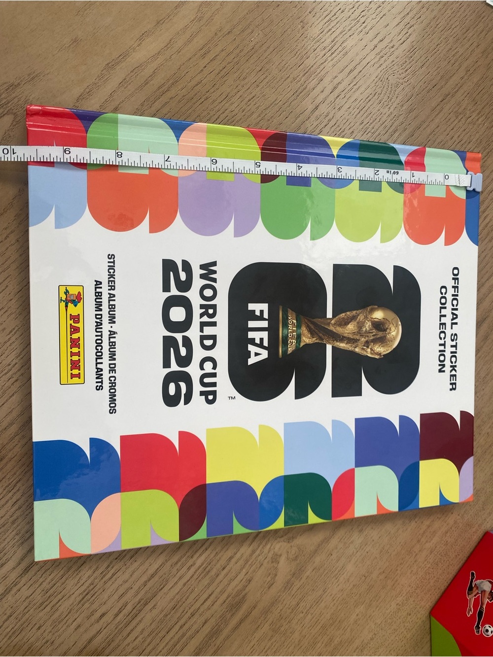 Hardcover Panini World Cup 2026 Sticker Album - White with Multicolor Accents - Picture 2 of 4